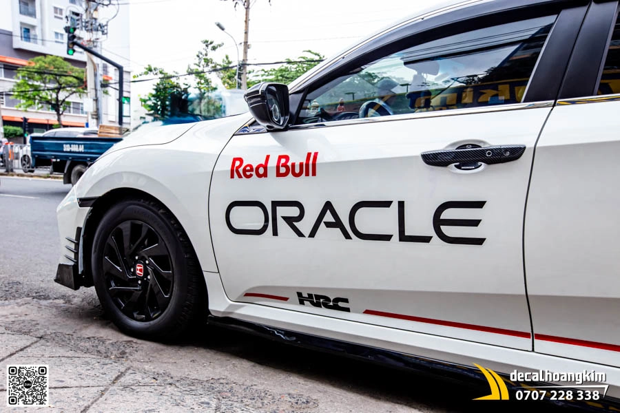 Tem Thiết Kế Xe Honda Civic - Red Bull Oracle Racing - Ảnh 1
