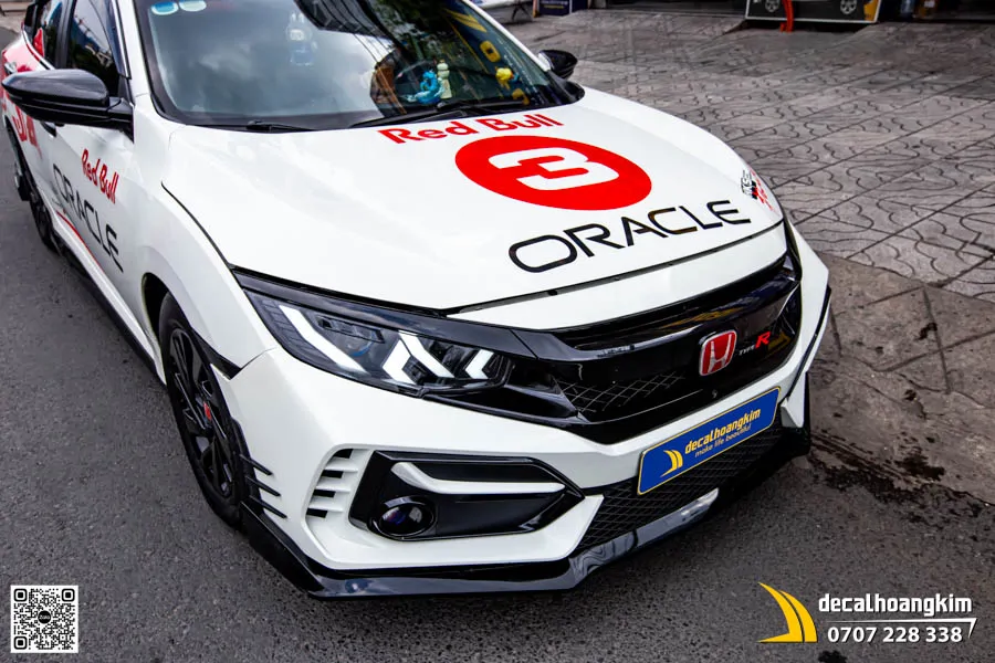 Tem Thiết Kế Xe Honda Civic - Red Bull Oracle Racing - Ảnh 6