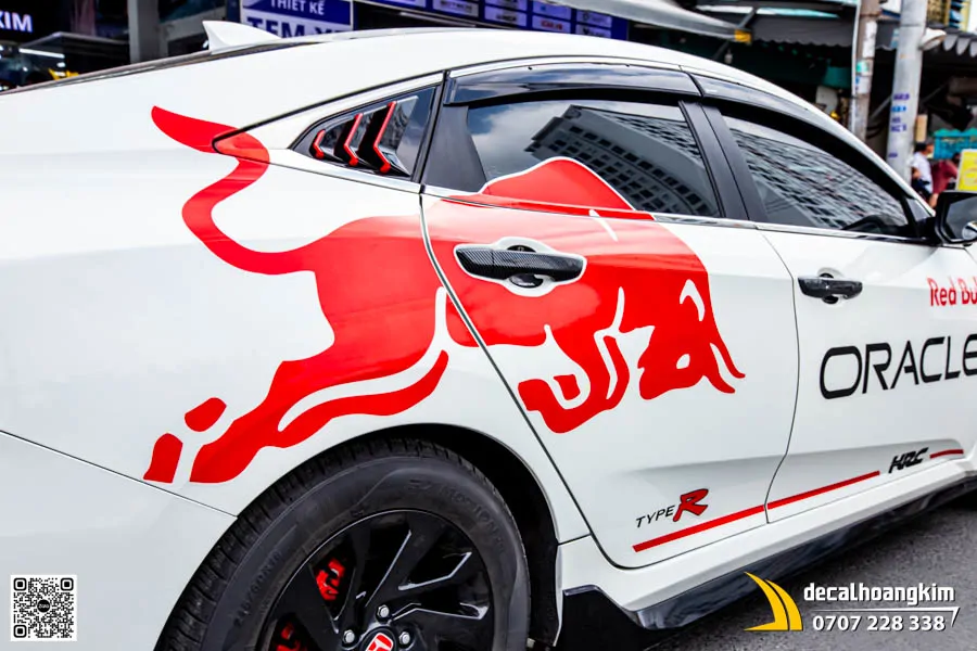 Tem Thiết Kế Xe Honda Civic - Red Bull Oracle Racing - Ảnh 4