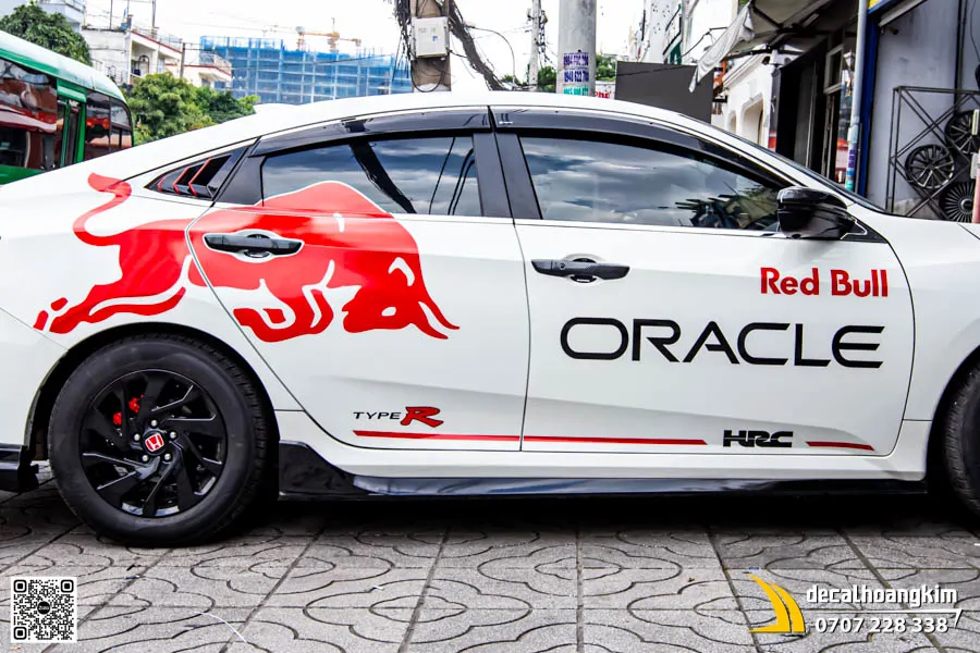 Tem Thiết Kế Xe Honda Civic - Red Bull Oracle Racing - Ảnh 2