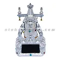 Tượng bánh xe cầu nguyện bạc - ảnh 2