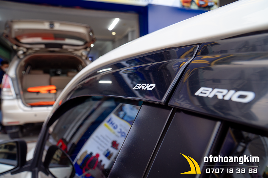 Vè che mưa Honda Brio [2019-2021] đen dày - Ảnh 2