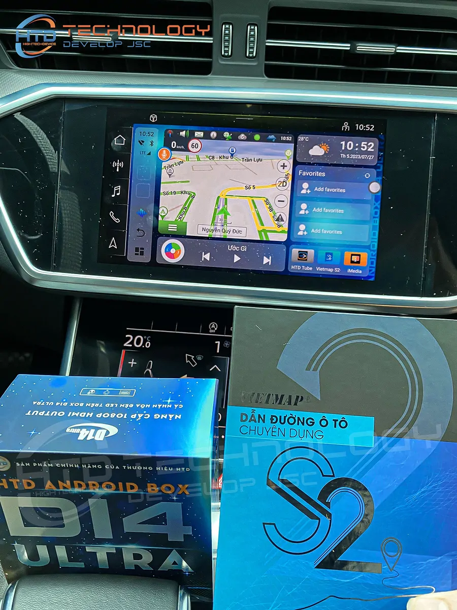 Android box HTD D14 Ultra cho AUDI A6 - Ảnh 7