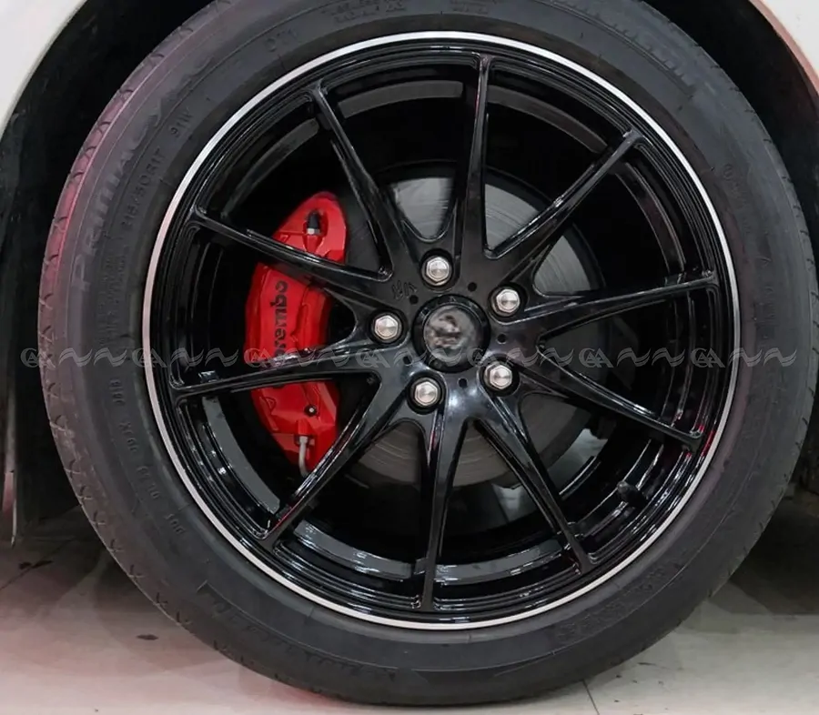  Ốp má phanh HQ Racing Lexus ES300H đỏ - Ảnh 3