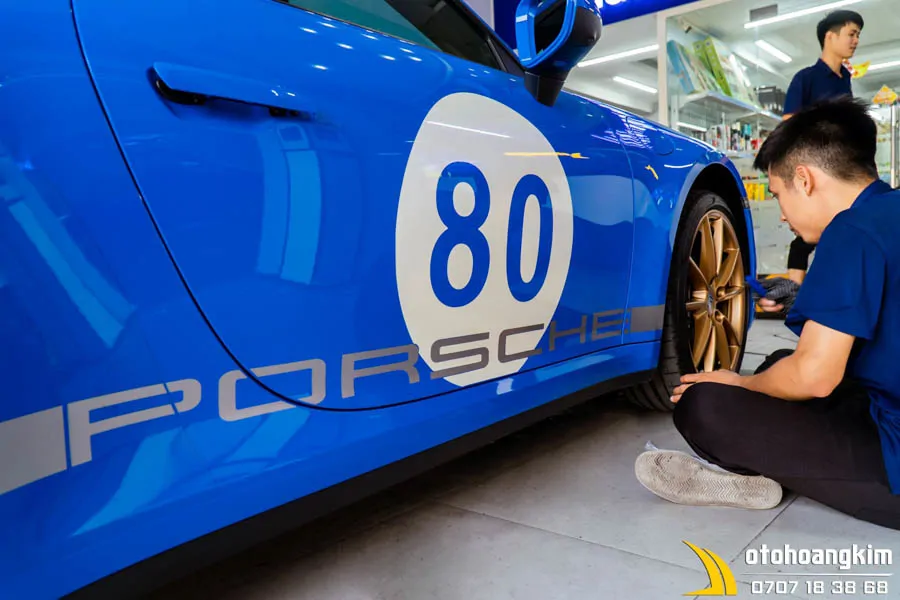 Dán Đổi Màu Xế Xịn Porsche Phối Màu CựC CHẤT - Ảnh 2