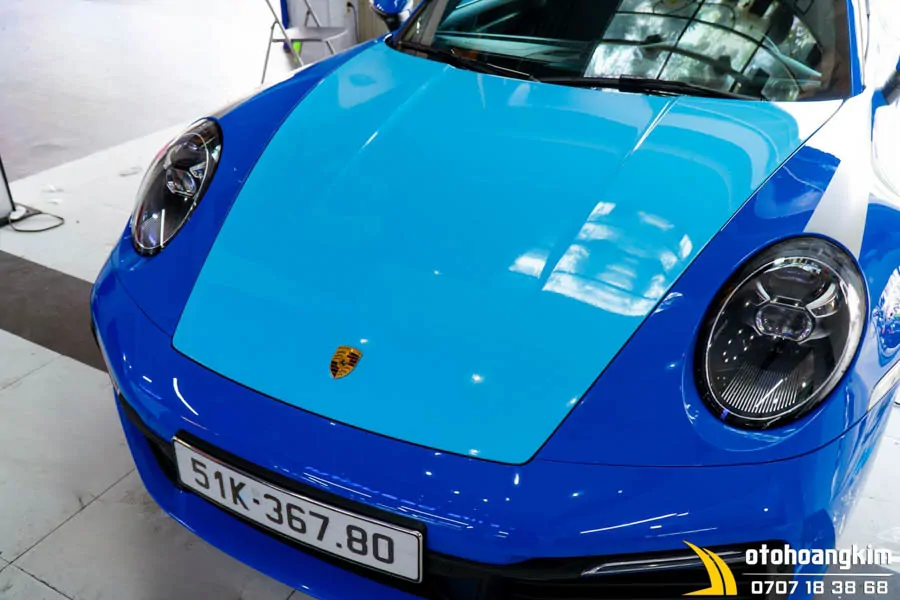 Dán Đổi Màu Xế Xịn Porsche Phối Màu CựC CHẤT - Ảnh 3