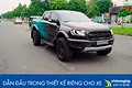 Dán đổi màu chuyển sắc xanh đen Ford Ranger Raptor - ảnh 4