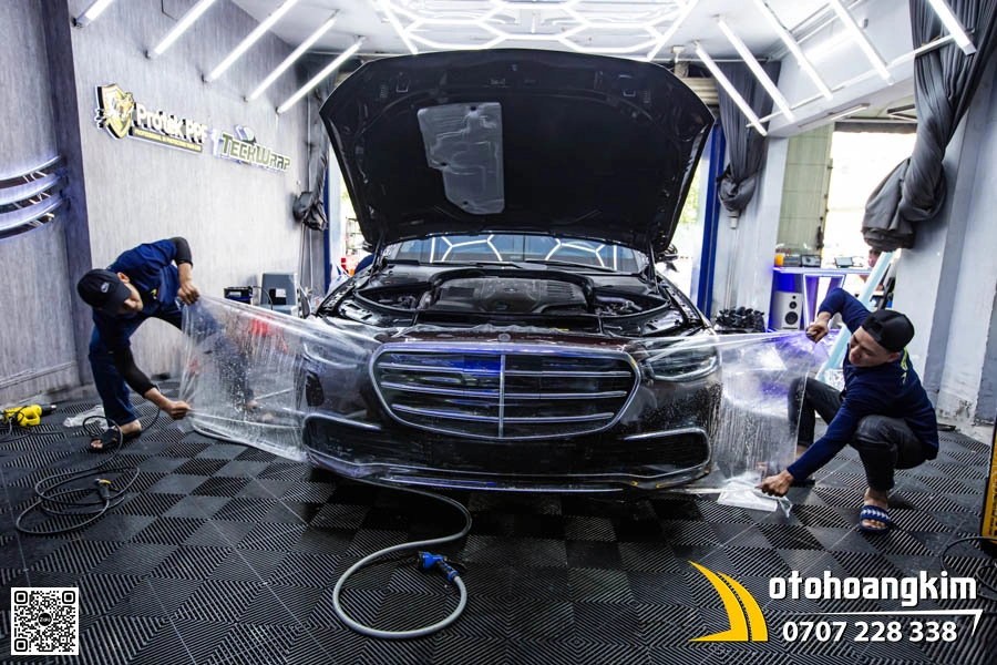 Dán PPF Protek Xe Mercedes S450  - Ảnh 1