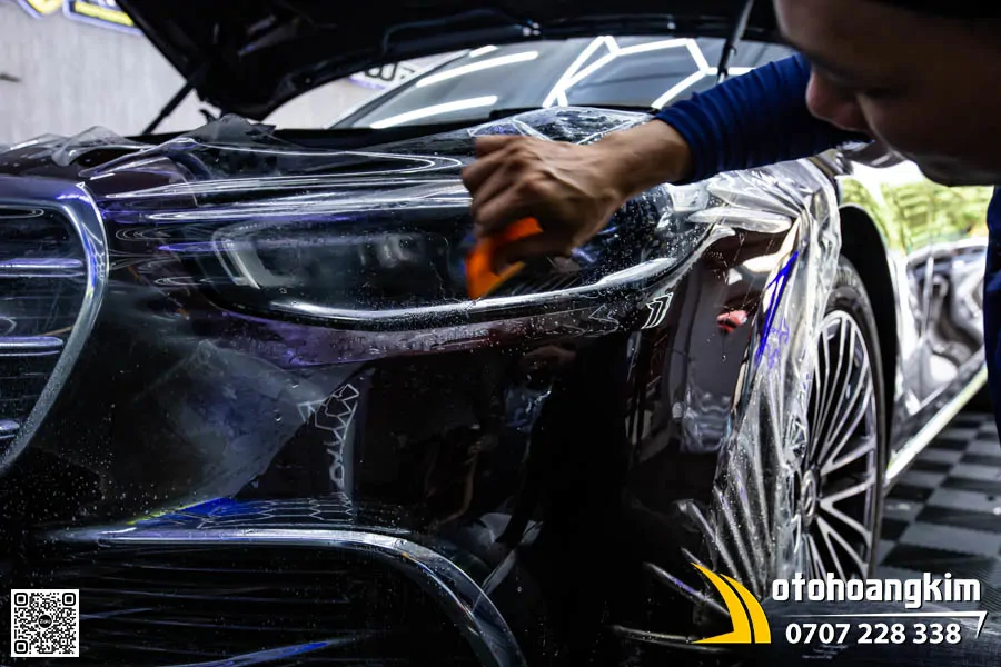Dán PPF Protek Xe Mercedes S450  - Ảnh 2