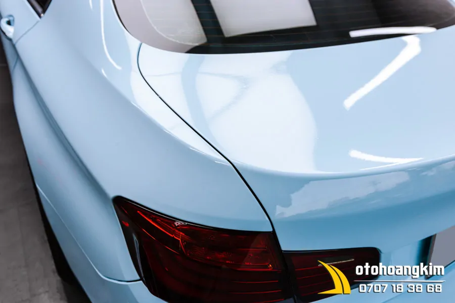 Dán Đổi Màu Candy Xanh Nhạt Xe Bmw - Ảnh 29