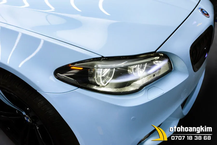 Dán Đổi Màu Candy Xanh Nhạt Xe Bmw - Ảnh 3