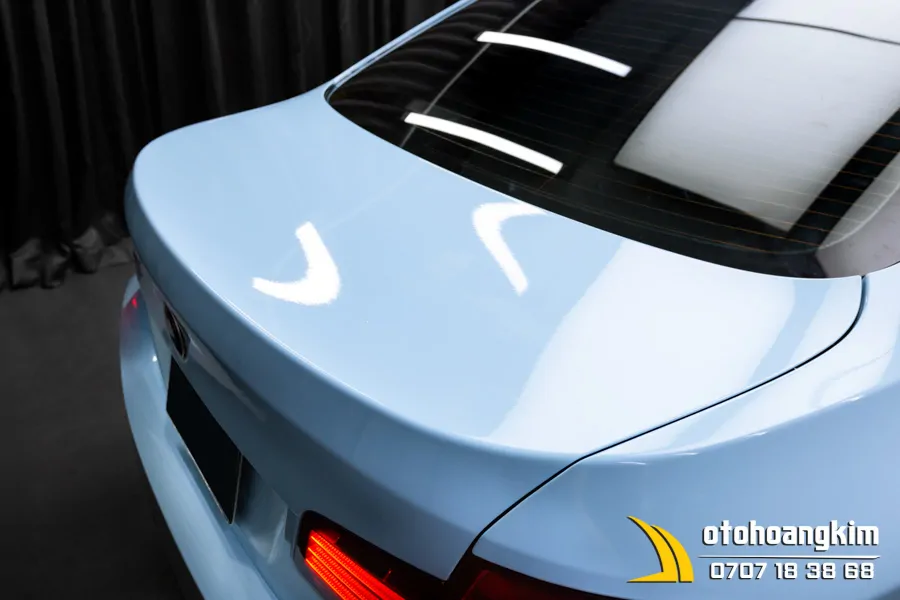 Dán Đổi Màu Candy Xanh Nhạt Xe Bmw - Ảnh 18
