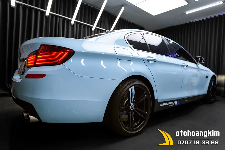 Dán Đổi Màu Candy Xanh Nhạt Xe Bmw - Ảnh 26