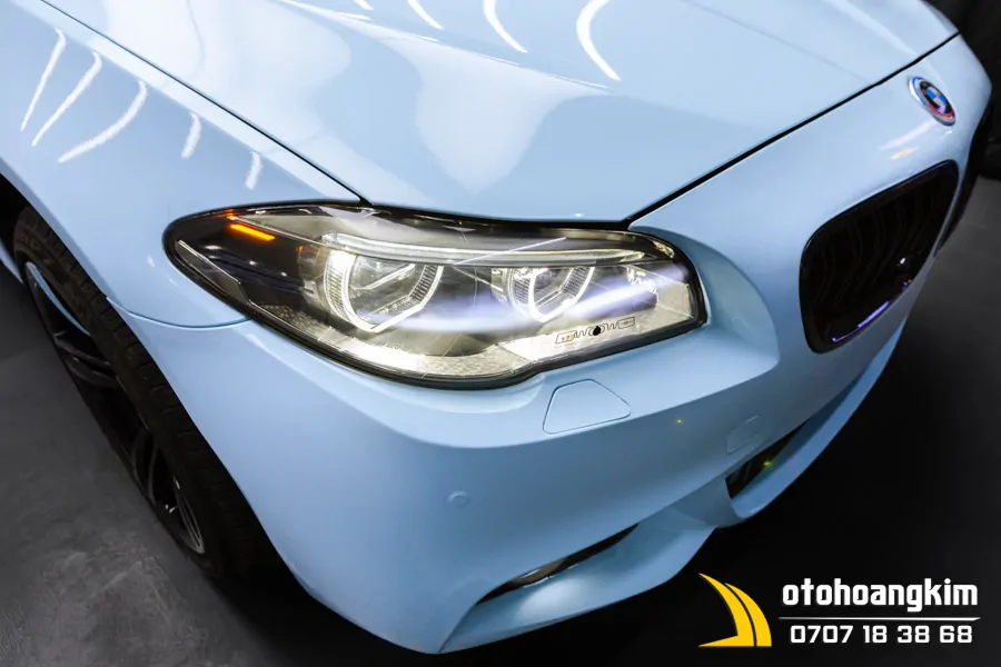 Dán Đổi Màu Candy Xanh Nhạt Xe Bmw - Ảnh 24