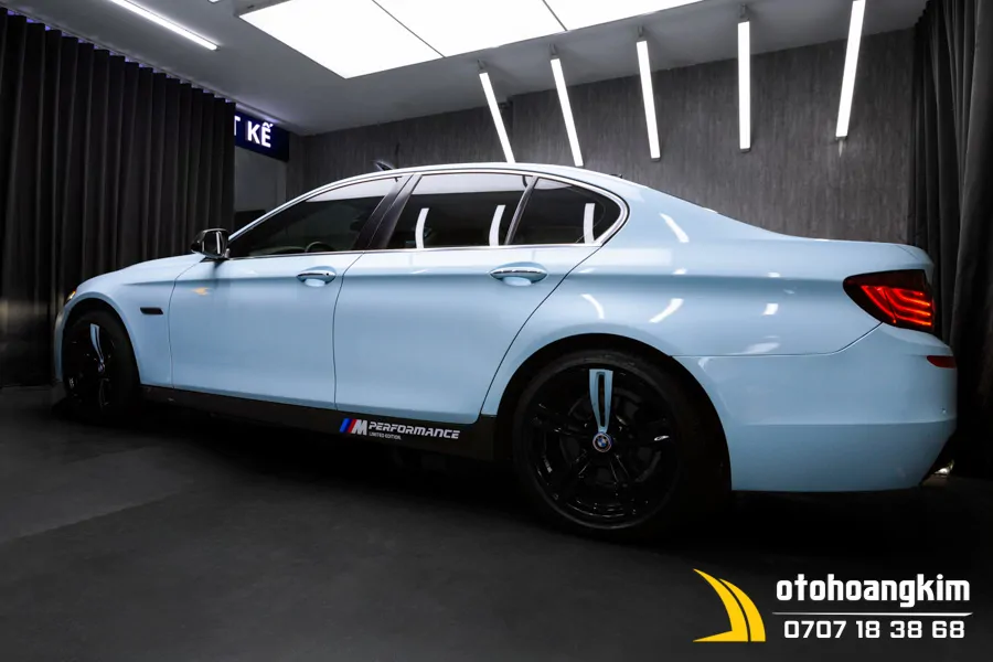 Dán Đổi Màu Candy Xanh Nhạt Xe Bmw - Ảnh 20