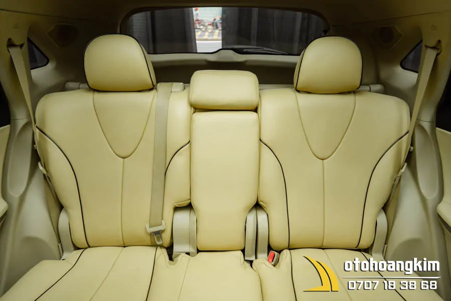 Áo Ghế 4 Chỗ Da Công Nghiệp Thái Lan Màu Kem - Ảnh 5