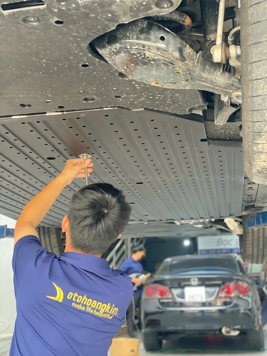 Ốp bảo vệ pin VF8 thép mạ kẽm CATL  - Ảnh 4