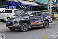 Tem Quảng Cáo Combitech Trên Xe Bán Tải Mitsubishi Triton - ảnh 1