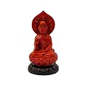 Tượng phật Quan Âm 2 mặt gỗ - ảnh 1