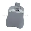 Gối cổ GC08 cao su non lớn xám - ảnh 1
