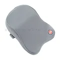 Gối cổ GC08 cao su non lớn xám - ảnh 2