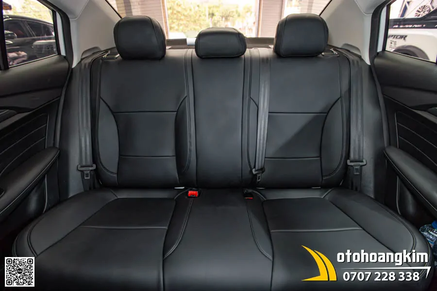 Bọc Áo Ghế Da Nappa King 6.0 Màu Đen Xe MG5  - Ảnh 2