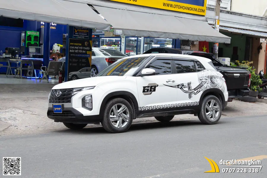Tem Xe Creta Thiết Kế Trống Đồng Chim Lạc  - Ảnh 2