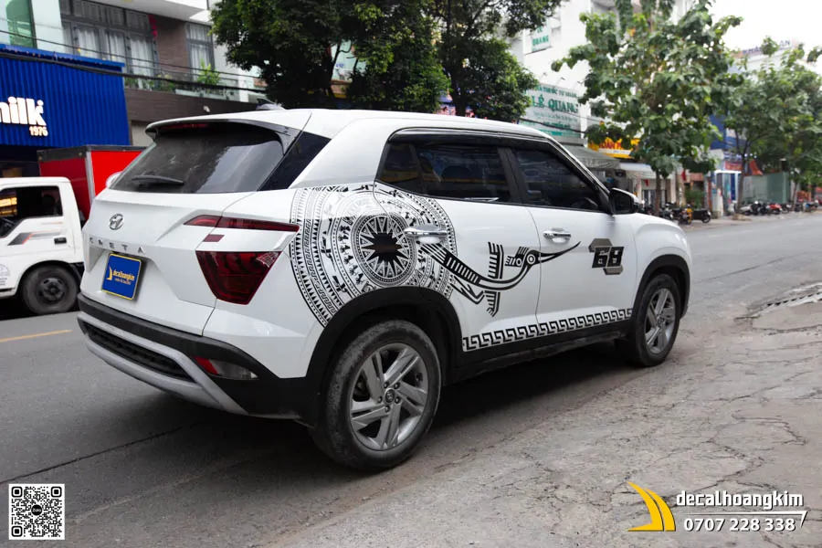 Tem Xe Creta Thiết Kế Trống Đồng Chim Lạc  - Ảnh 3