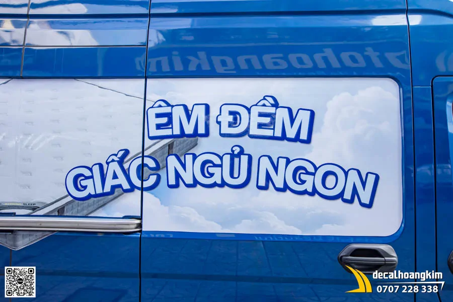  Tem Quảng Cáo Thương Hiệu Nệm Tonybed Trên Xe Gazelle - Ảnh 2
