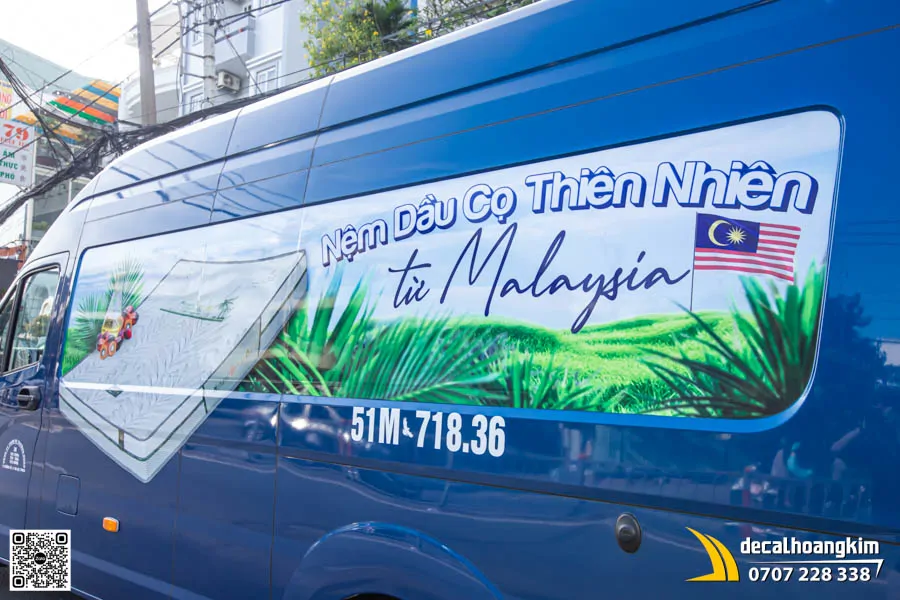  Tem Quảng Cáo Thương Hiệu Nệm Tonybed Trên Xe Gazelle - Ảnh 5