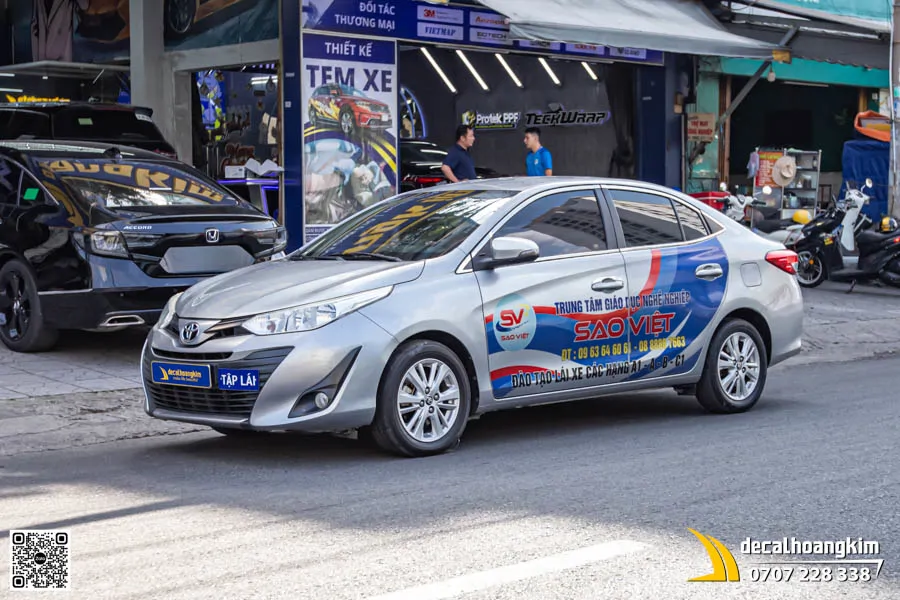 Vios Dán Tem Quảng Cáo Sao Việt - Ảnh 2