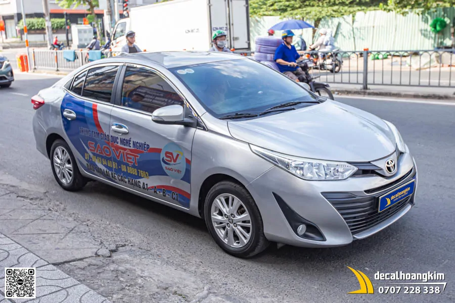 Vios Dán Tem Quảng Cáo Sao Việt - Ảnh 3