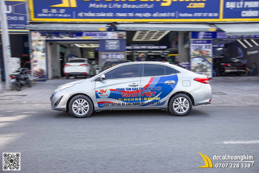 Vios Dán Tem Quảng Cáo Sao Việt - Ảnh 1