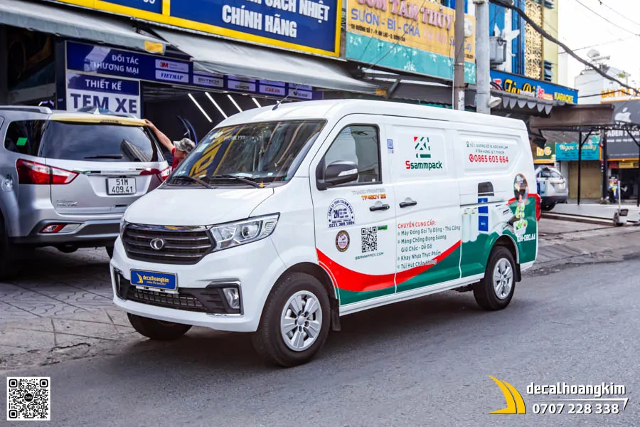 Tem Quảng Cáo Xe Thaco Frontier Tf450v - Thương Hiệu Ssammpack  - Ảnh 2