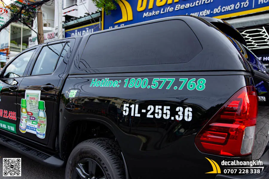 Tem Quảng Cáo Xe Bán Tải Hilux – Nông Dược H.A.I  - Ảnh 3