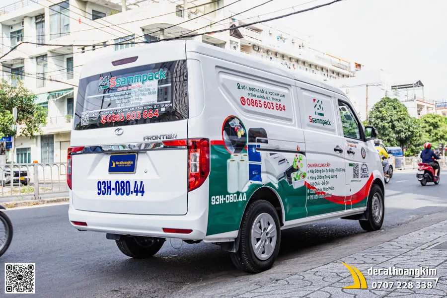 Tem Quảng Cáo Xe Thaco Frontier Tf450v - Thương Hiệu Ssammpack  - Ảnh 5