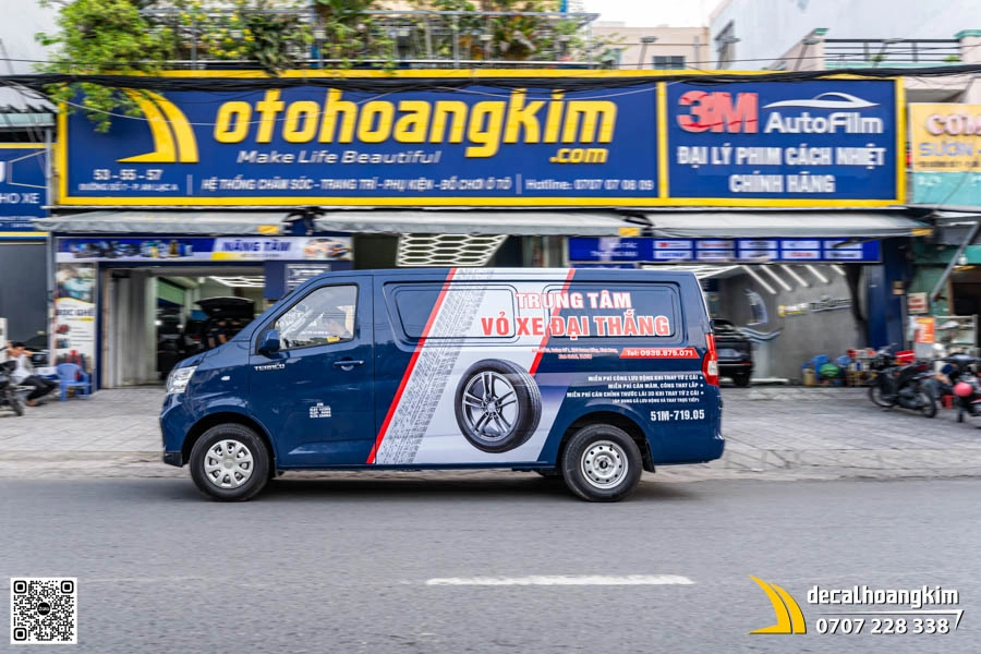 Tem Quảng Cáo Tera V8 Thiết Kế Theo Yêu Cầu – Vỏ Xe Đại Thắng  - Ảnh 1