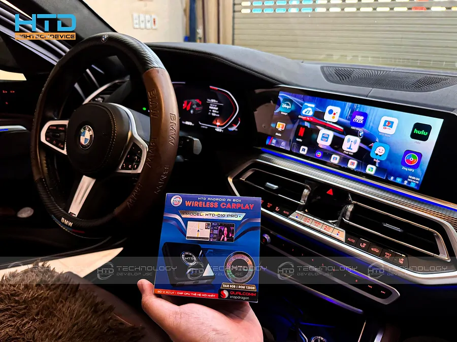 Android box HTD D10 PRO cho BMW X6 2024 - Ảnh 6