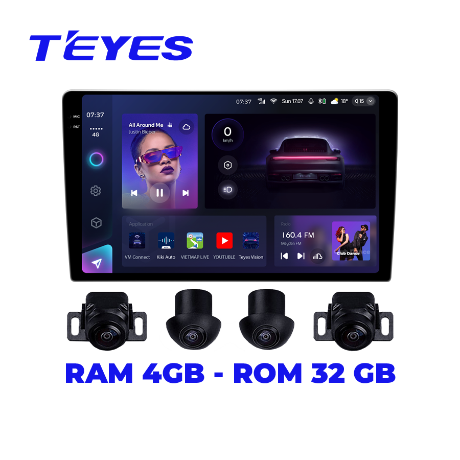 Màn hình android Teyes CC3 2K 360 9inch 4/32 - Ảnh 1