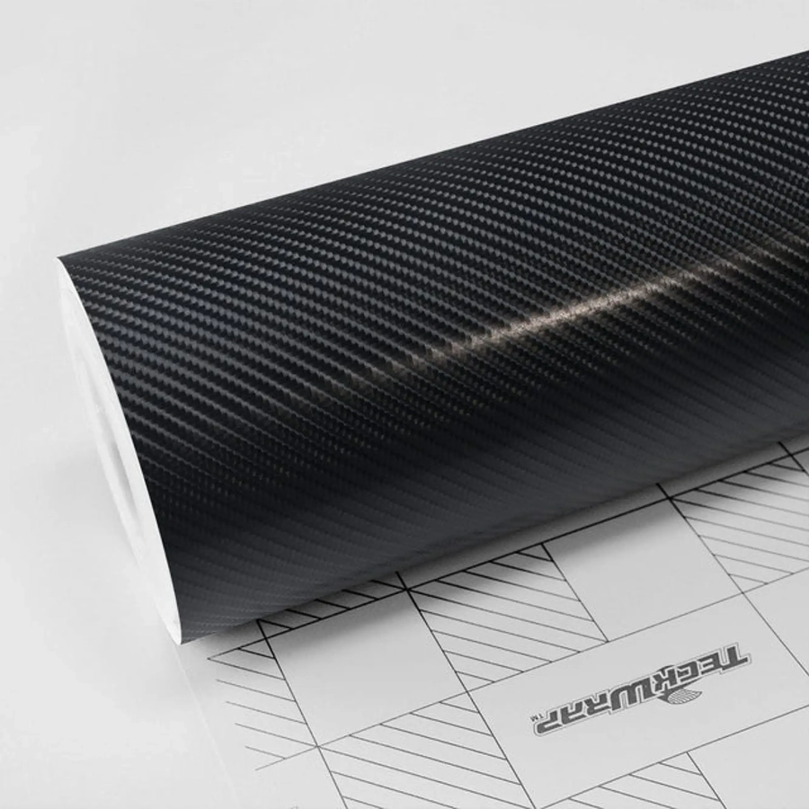 Decal Teckwrap Pitch Black Carbon CF02 - Ảnh 1