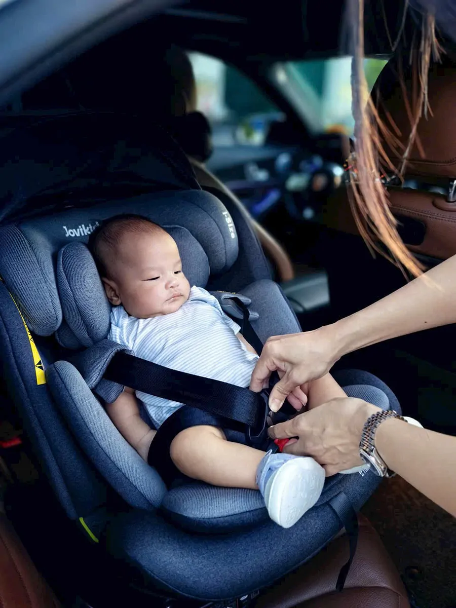 Ghế ngồi ô tô trẻ em Jovikids Ranger 360 màu xanh navy - Ảnh 7