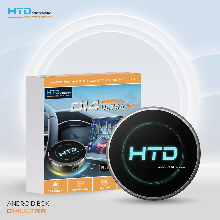 Android box HTD D14 Ultra cho Mercedes GLC 200 2019 - Ảnh 1