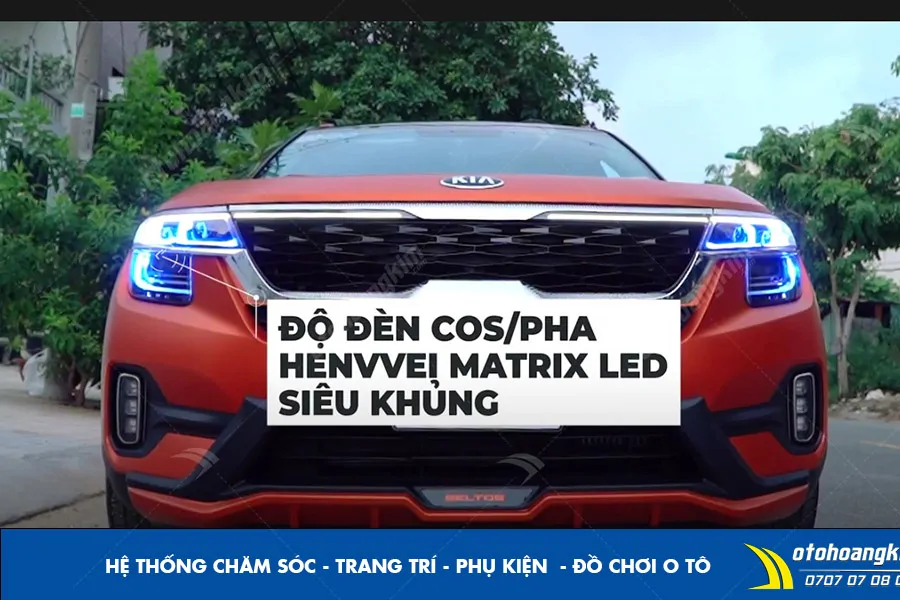 Đèn Henvvei Matrix Led Kia Seltos - Ảnh 11