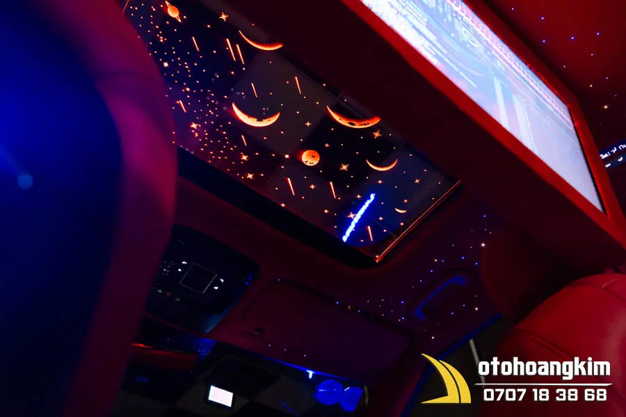 Led trần Starlight UV ma trận cho Kia Carnival - Ảnh 8