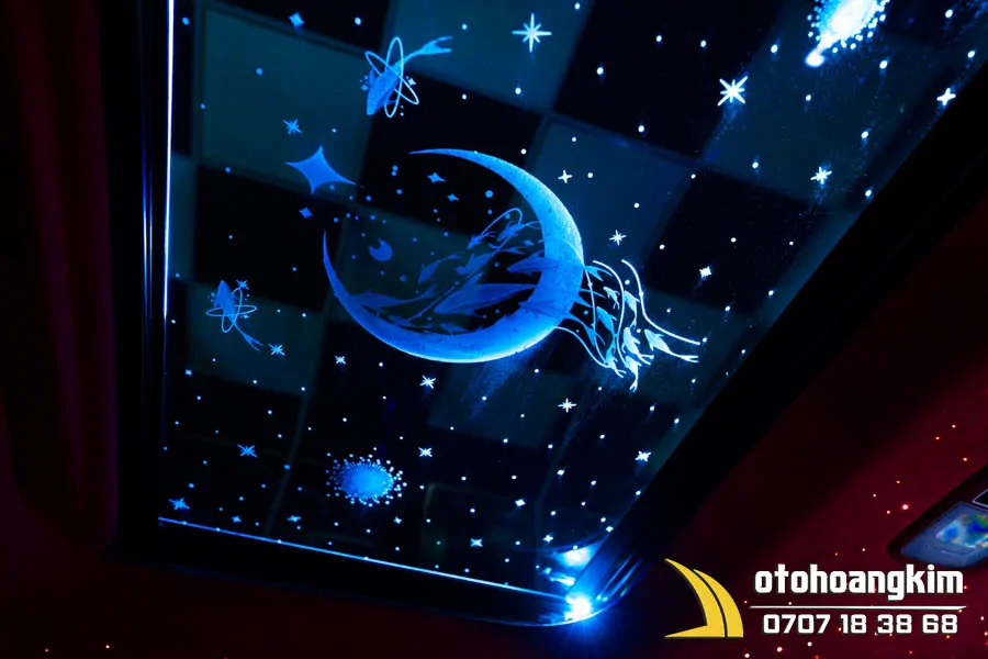 Led trần Starlight UV ma trận cho Kia Carnival - Ảnh 7