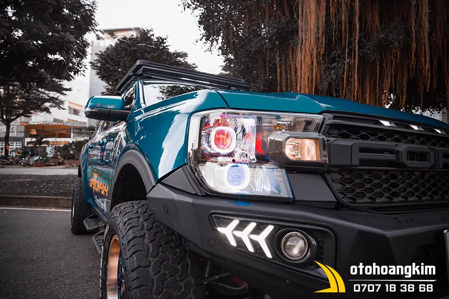 Cụm Đèn Gầm Ford Ranger 2023 Mẫu Bi Xenon Xương Cá - Ảnh 2