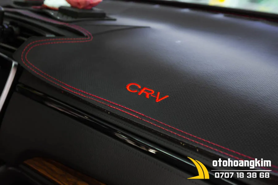 Thảm taplo cacbon Honda Crv - Ảnh 5