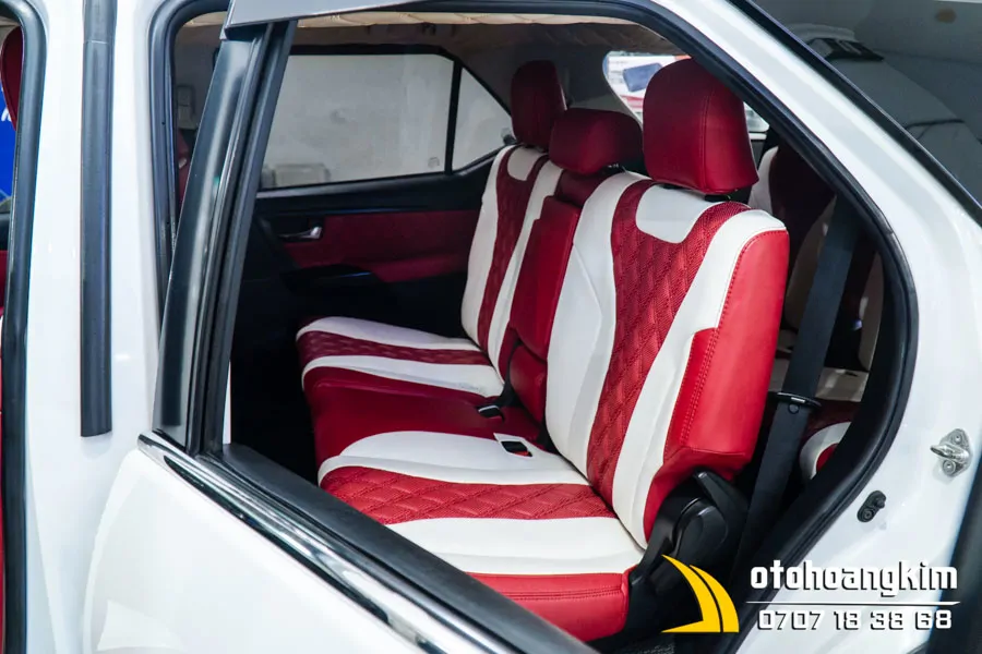Bọc Ghế Da Toyota Fortuner - Ảnh 8