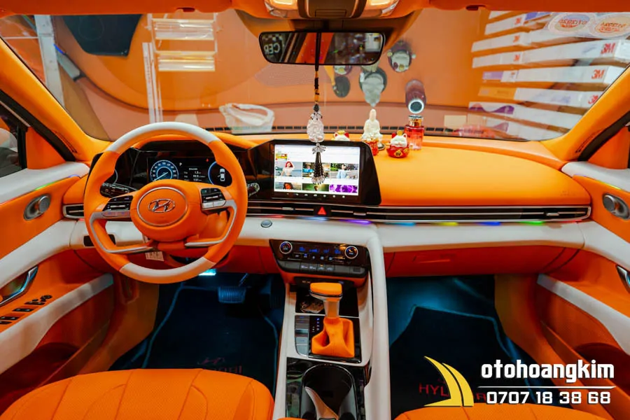 Led nội thất Ambient cao cấp ma trận xe Hyundai Elantra - Ảnh 3