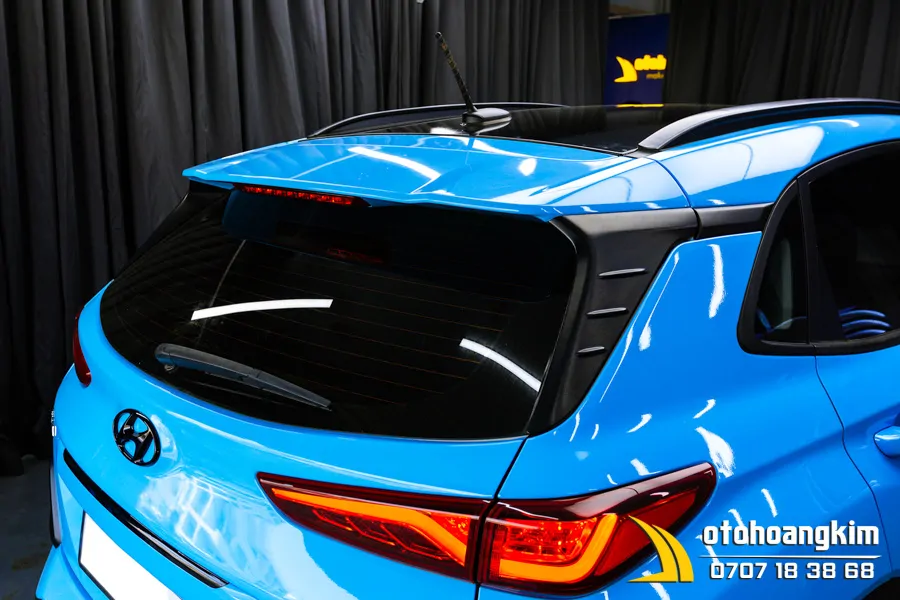 Dán Đổi Màu Candy Xanh Hyundai Kona - Ảnh 21